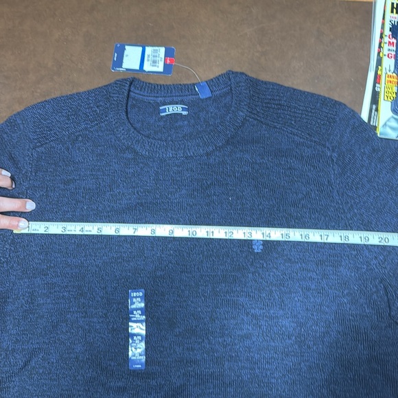 NWT Navy IZOD Crewneck sweater - Picture 4 of 5